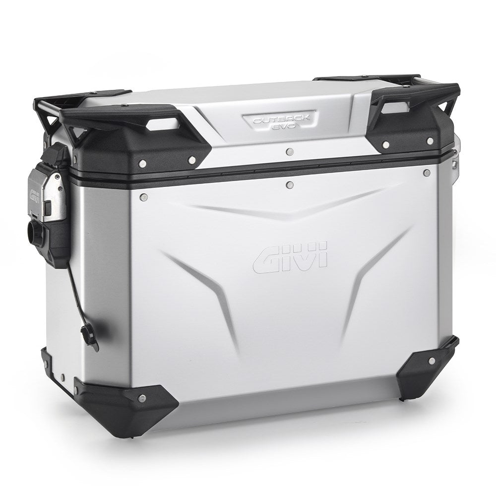 Givi GVOBKEV37AAR Trekker Outback Evo Smart 37L Alloy Anodized Right Side Case (Sold Without Lock)