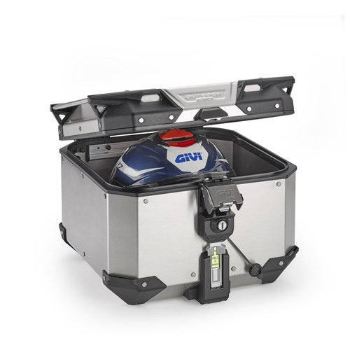 Givi GVOBKEV42A Trekker Outback Evo 42L Monokey Silver Top Case (Sold without lock)