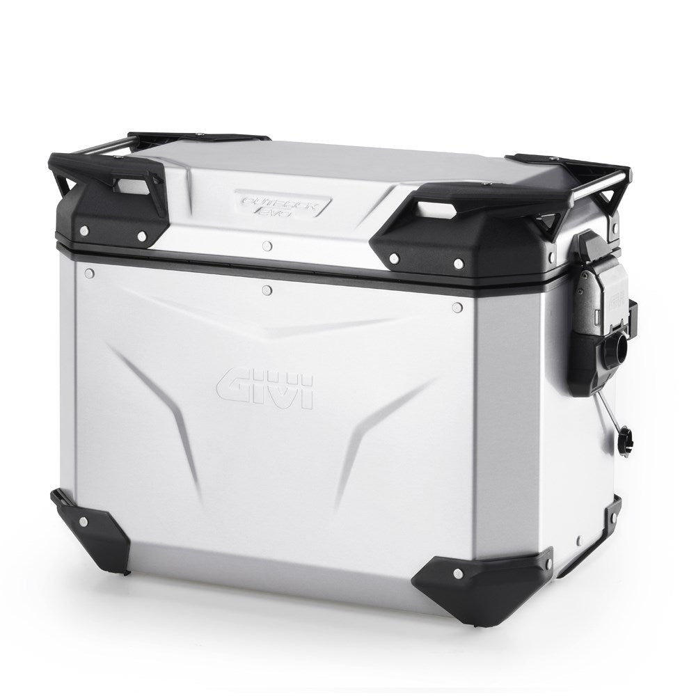 Givi GVOBKEV44AAL Trekker Outback Evo Smart 44L Alloy Anodized Left Side Case (Sold Without Lock)