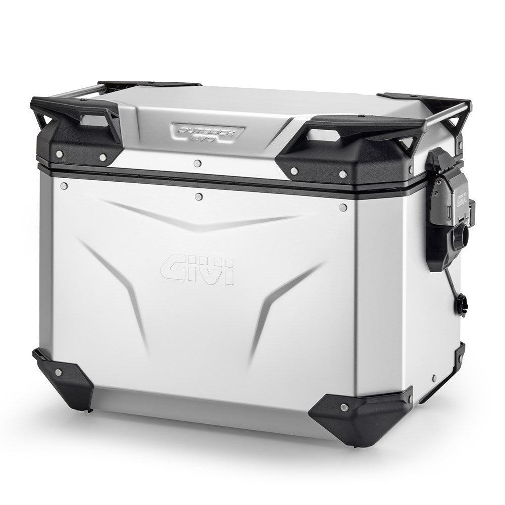 Givi OBKEV48AAL Trekker Outback Evo Smart 48L Alloy Anodized Left Side Case