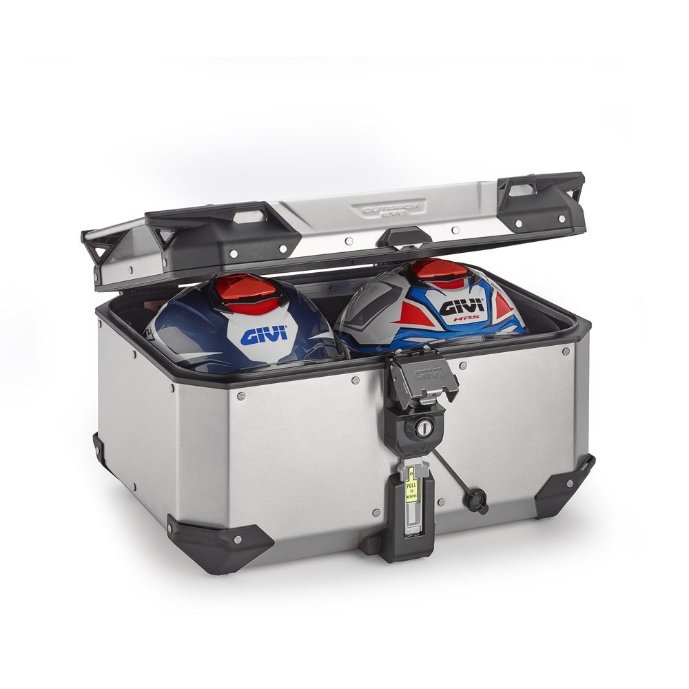 Givi GVOBKEV58A Trekker Outback Evo Smart Monokey Silver Top Case (without Lock)