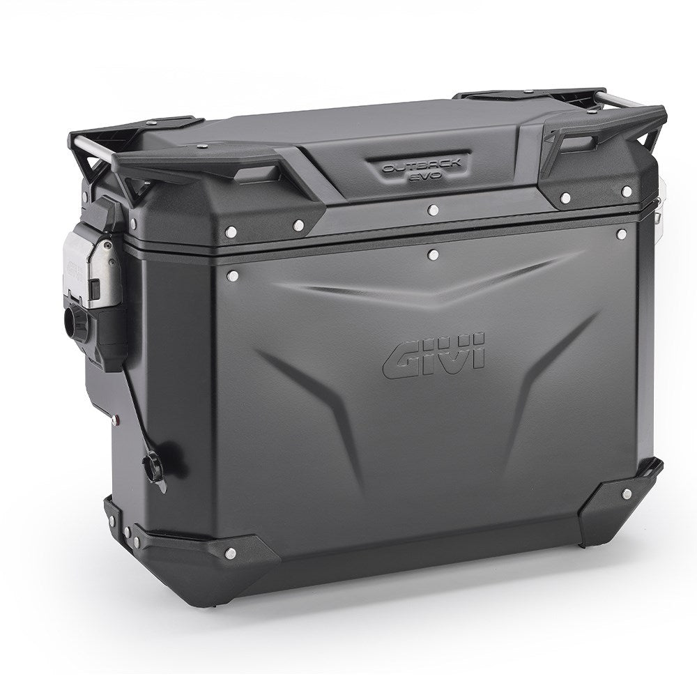 Givi OBKEVS33BR Trekker Outback Evo Smart 33L Contoured Alloy Black Right Side Case