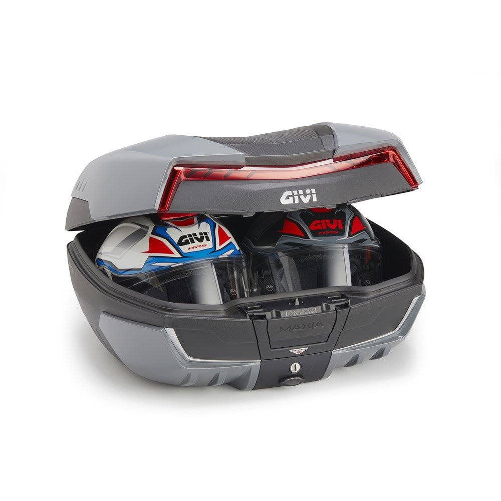 Givi V58NNG V58 Maxia 5 58L Graphite/Red Monokey Top Case