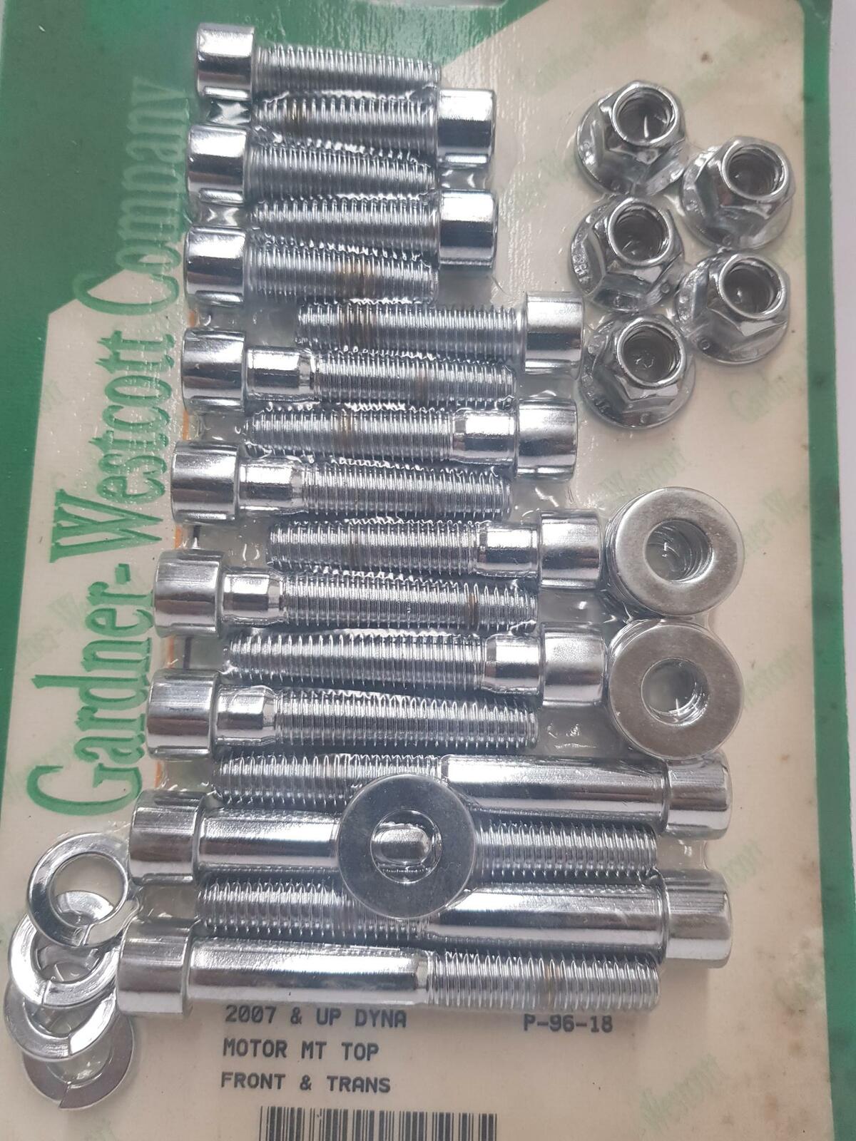 Gardner-Westcott P-96-18 Motor Mount for Top/ Front & Rear 07 Dyna Glides (Top/ Front and Rear and Trans) - CC1I