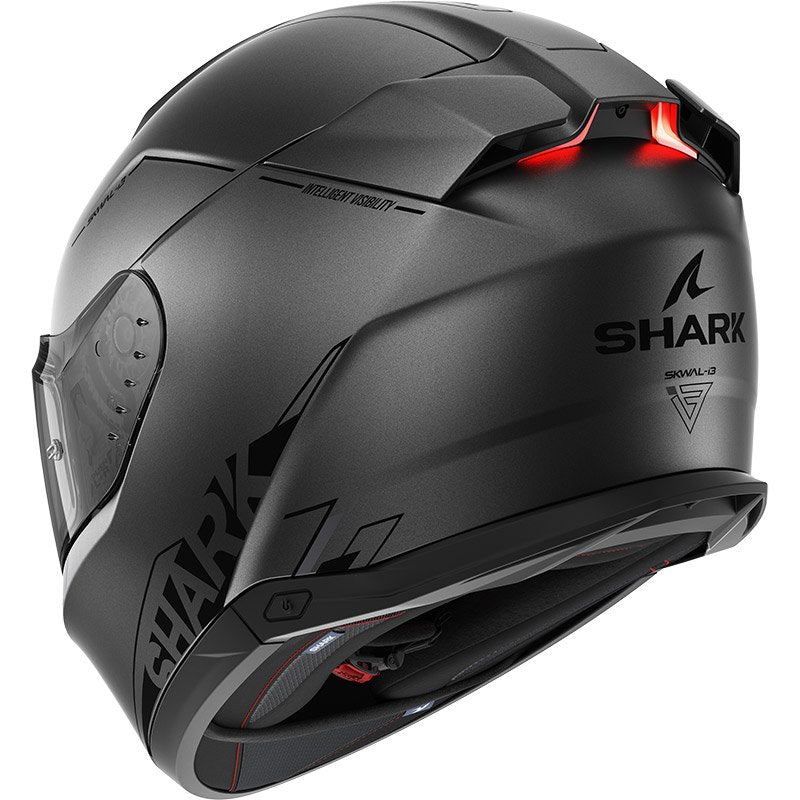 Shark Skwal i3 Blank SP Matte Anthracite/Black/Silver Helmet