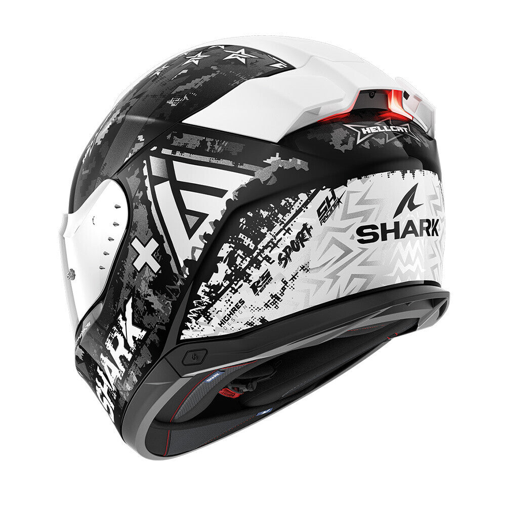 Shark Skwal i3 Hellcat Black/Chrome/Silver Helmet