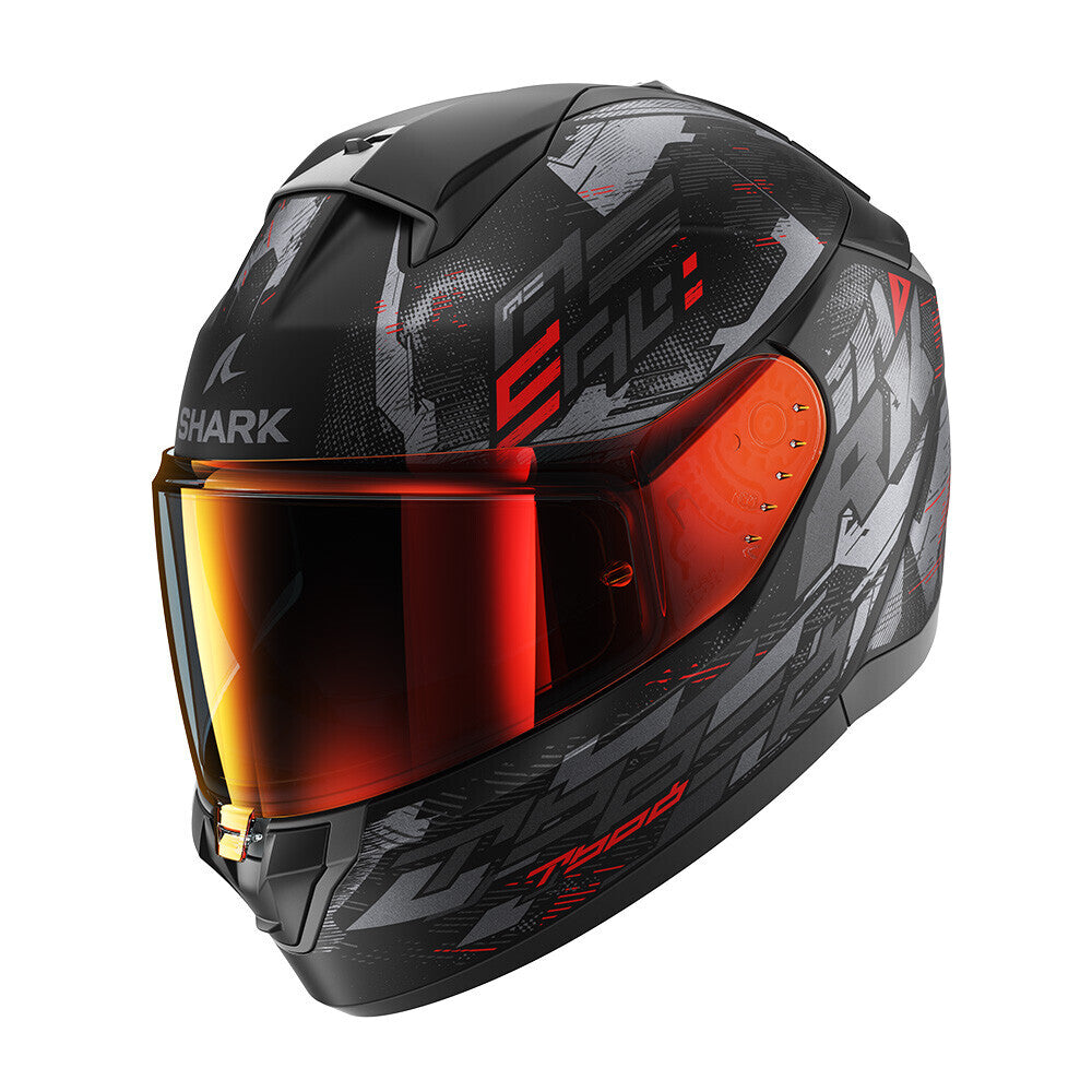 Shark Ridill 2 Molokai Matte Black/Anthracite/Red Helmet