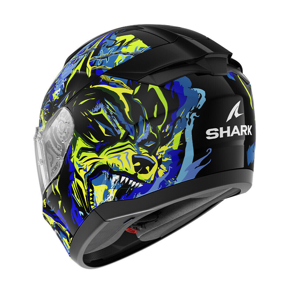 Shark Ridill 2 Raging Beast Black/Blue/Green Helmet