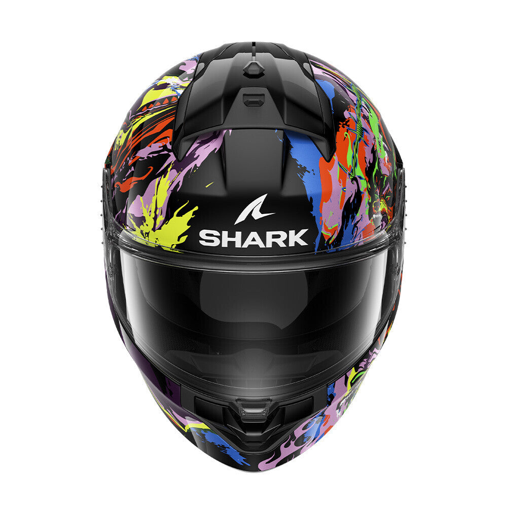 Shark Ridill 2 Raging Beast Black/Violet/Yellow Helmet