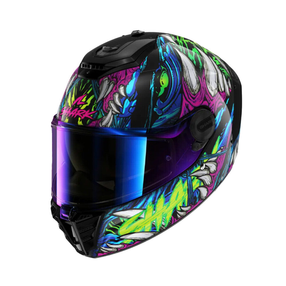 Shark Spartan RS Shaytan Black/Green/Violet Helmet