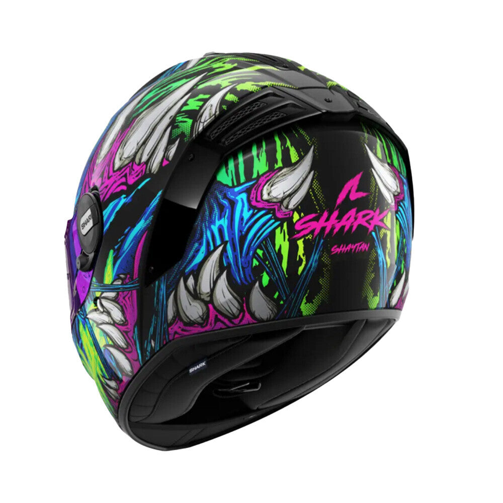 Shark Spartan RS Shaytan Black/Green/Violet Helmet