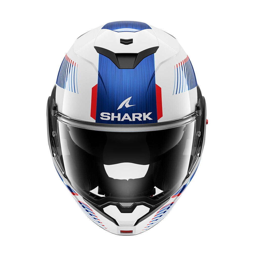 Shark OXO Sikter White/Chrome/Blue Helmet