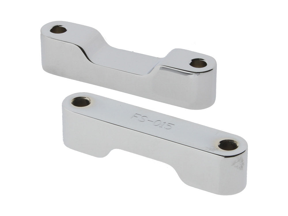 Hawg Halters Inc HHI-FSK-C15 Fender Spacer Kit Chrome for Harley-Davidson Touring 14-23 w/21" Custom Fender