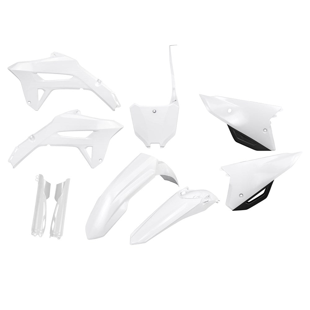 UFO Full Plastics Kit White for Honda CRF 250 R 22-24/CRF 450 R 21-24