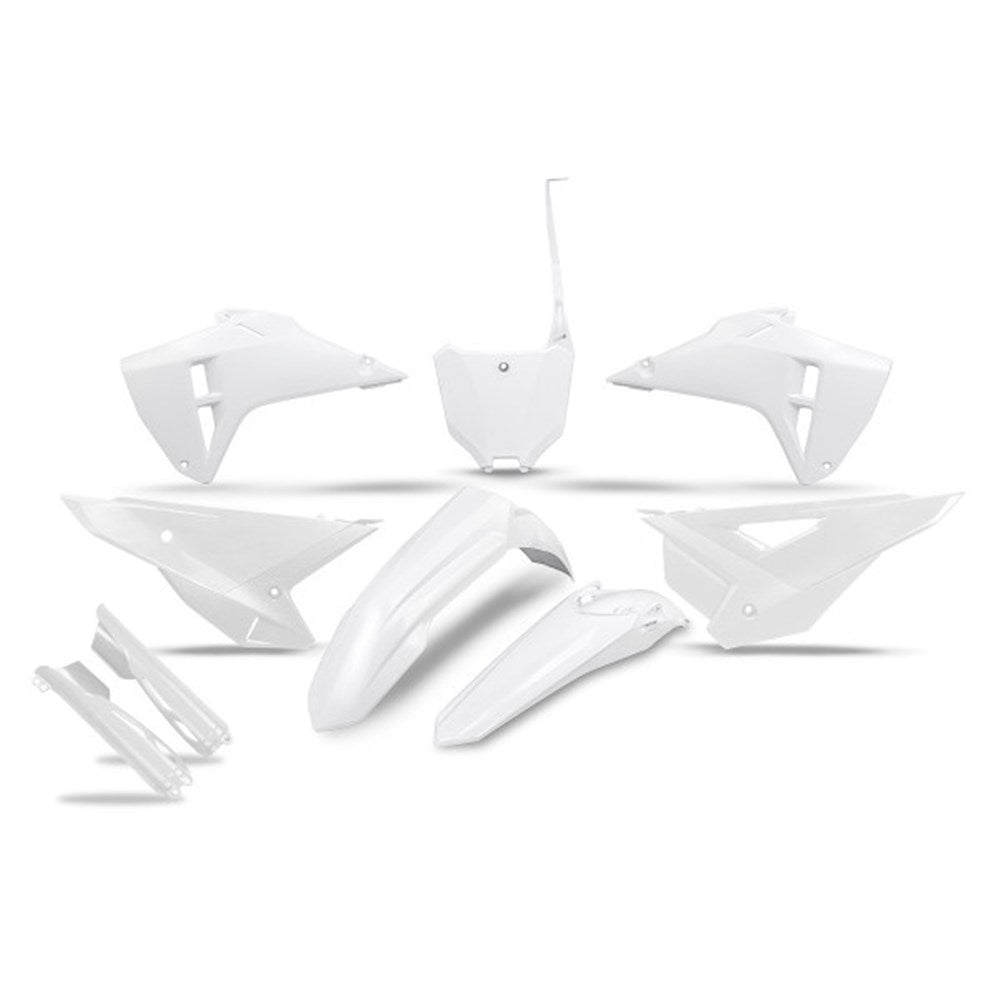 UFO Full Plastics Kit White for Honda CRF 250 R 25-26/CRF 450 R/CRF 450 RWE/CRF 250 RX Enduro Special/CRF 250 RWE 2025