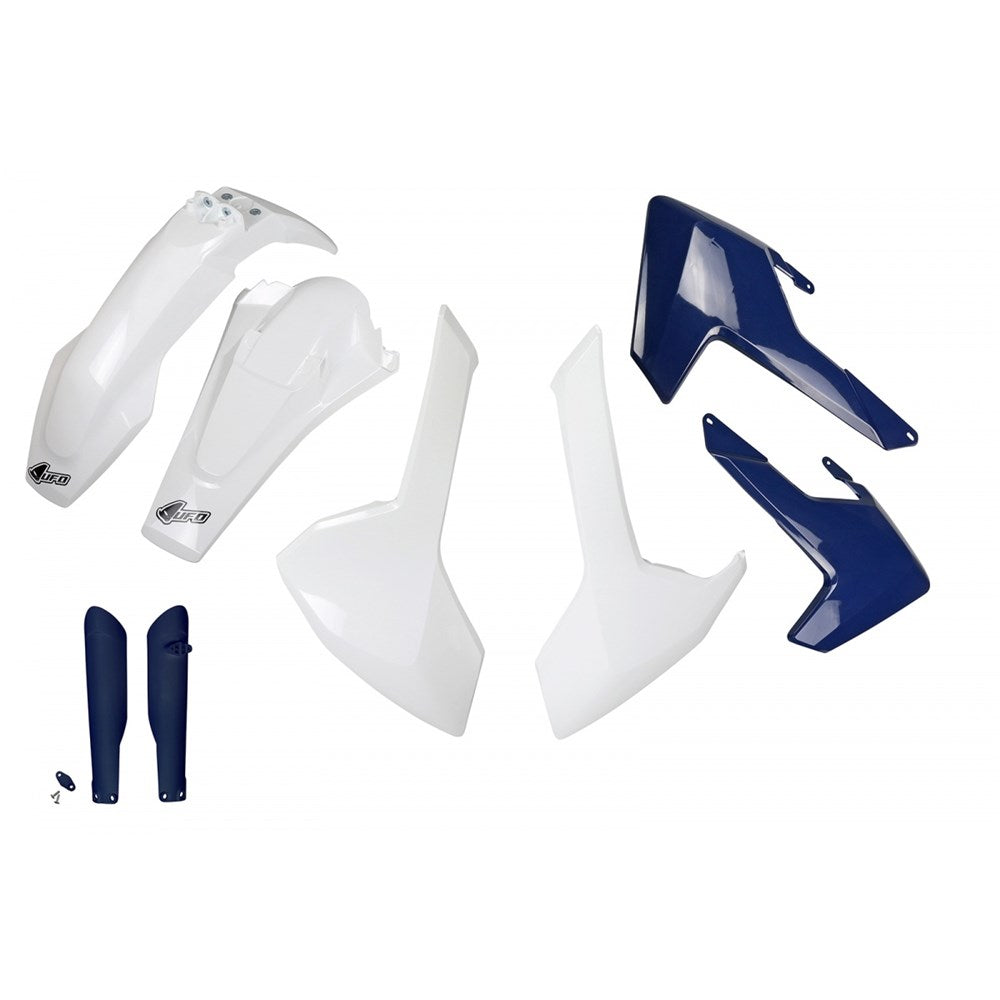 UFO Full Plastics Kit OEM 17-18 Colours for Husqvarna TE 125/TE 250/TE 300/FE 250/FE 350/FE 450 17-19/TX 125/TX 250/TX 300 17-18