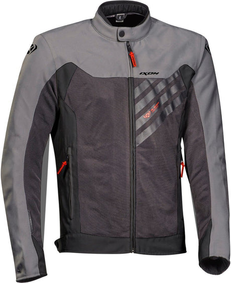Ixon Orion Anthracite/Grey/Red Textile Jacket - EasyR
