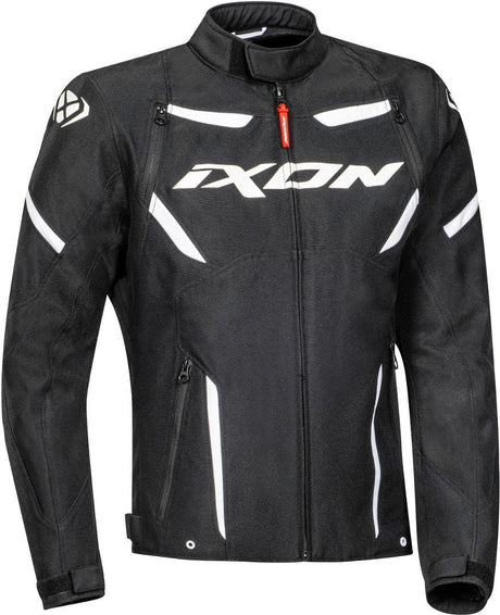Ixon Striker Black/White Textile Jacket - EasyR