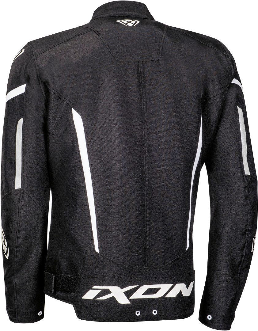 Ixon Striker Black/White Textile Jacket - EasyR