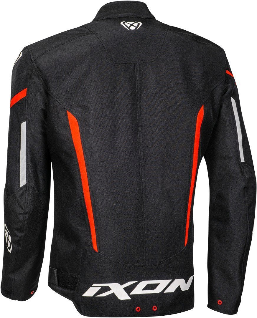 Ixon Striker Black/White/Red Textile Jacket - EasyR