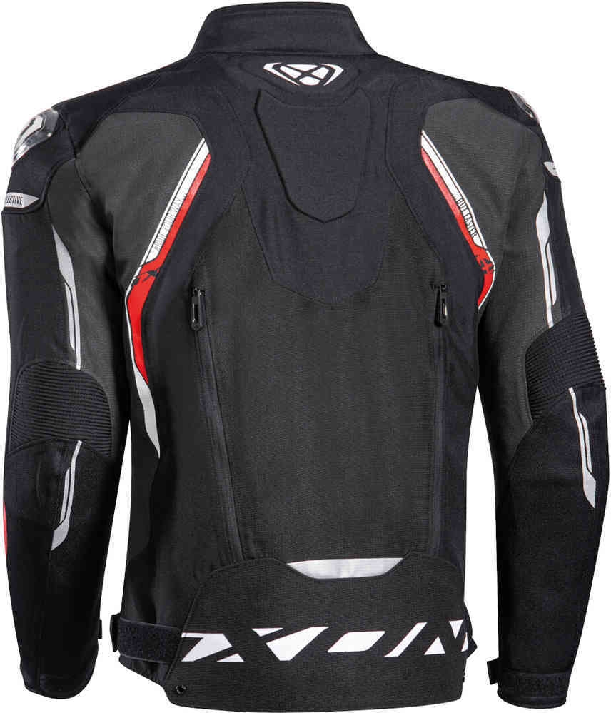 Ixon Blaster Black/White/Red Textile Jacket - EasyR