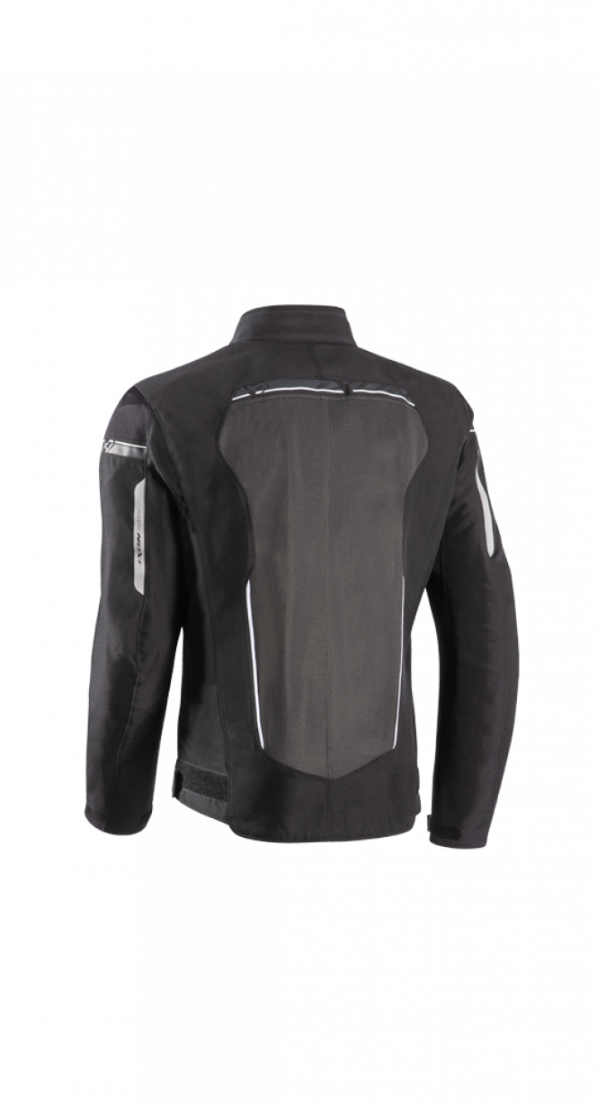 Ixon T-Rex Black/White/Grey Textile Jacket - EasyR