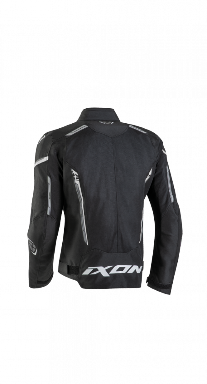 Ixon Striker Air WP Black/White Textile Jacket - EasyR