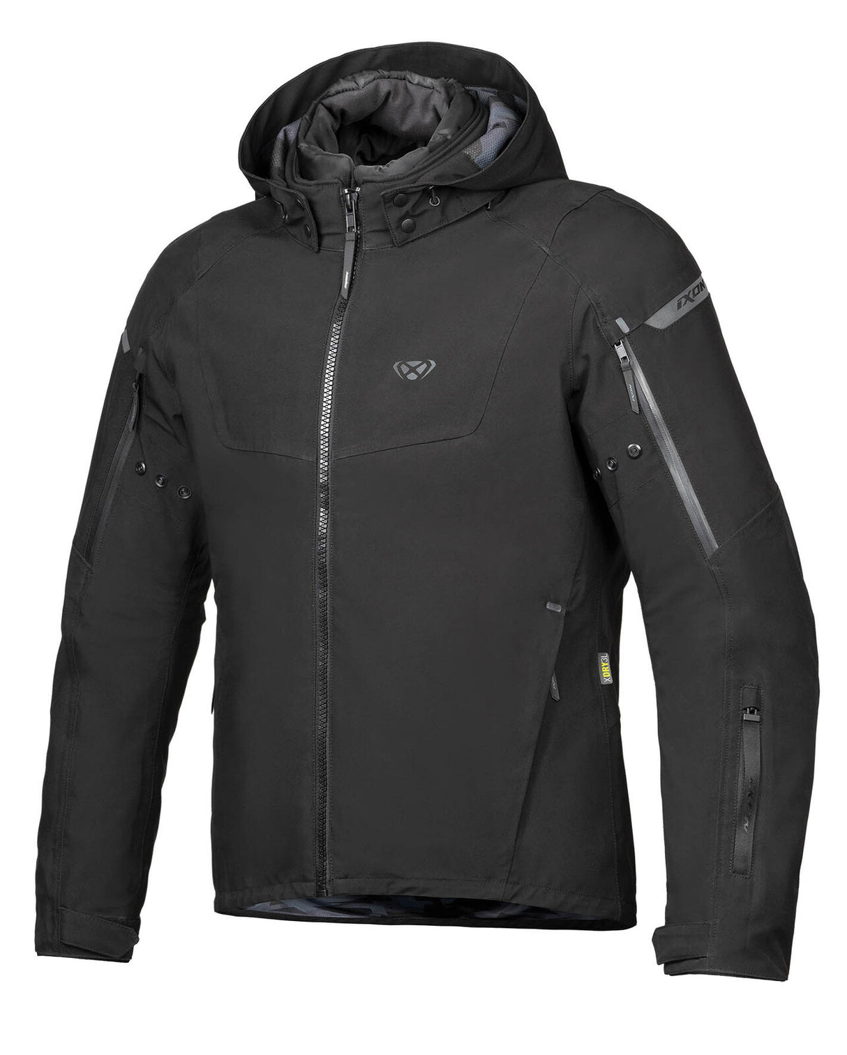 Ixon Burning Black Textile Hoodie Jacket - EasyR