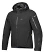 Ixon Burning Black Textile Hoodie Jacket - EasyR