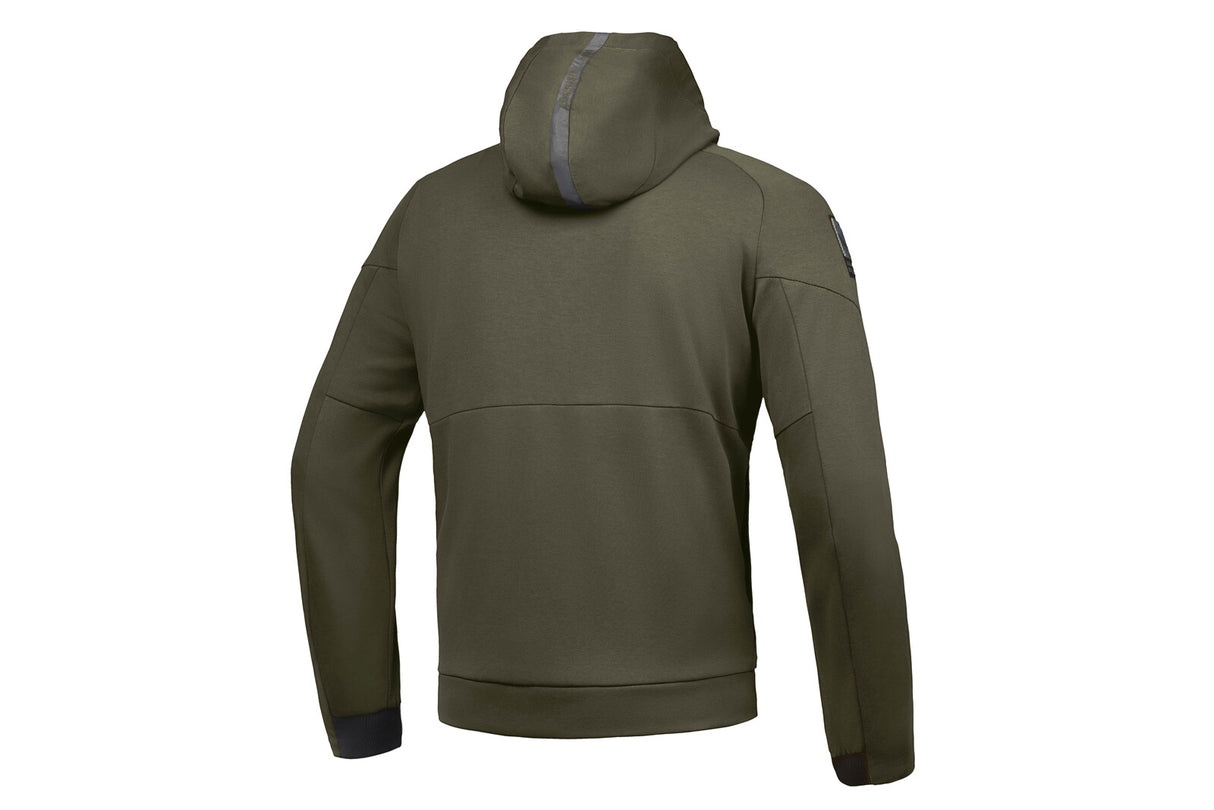 Ixon Touchdown Khaki/Black Textile Hoodie Jacket - EasyR
