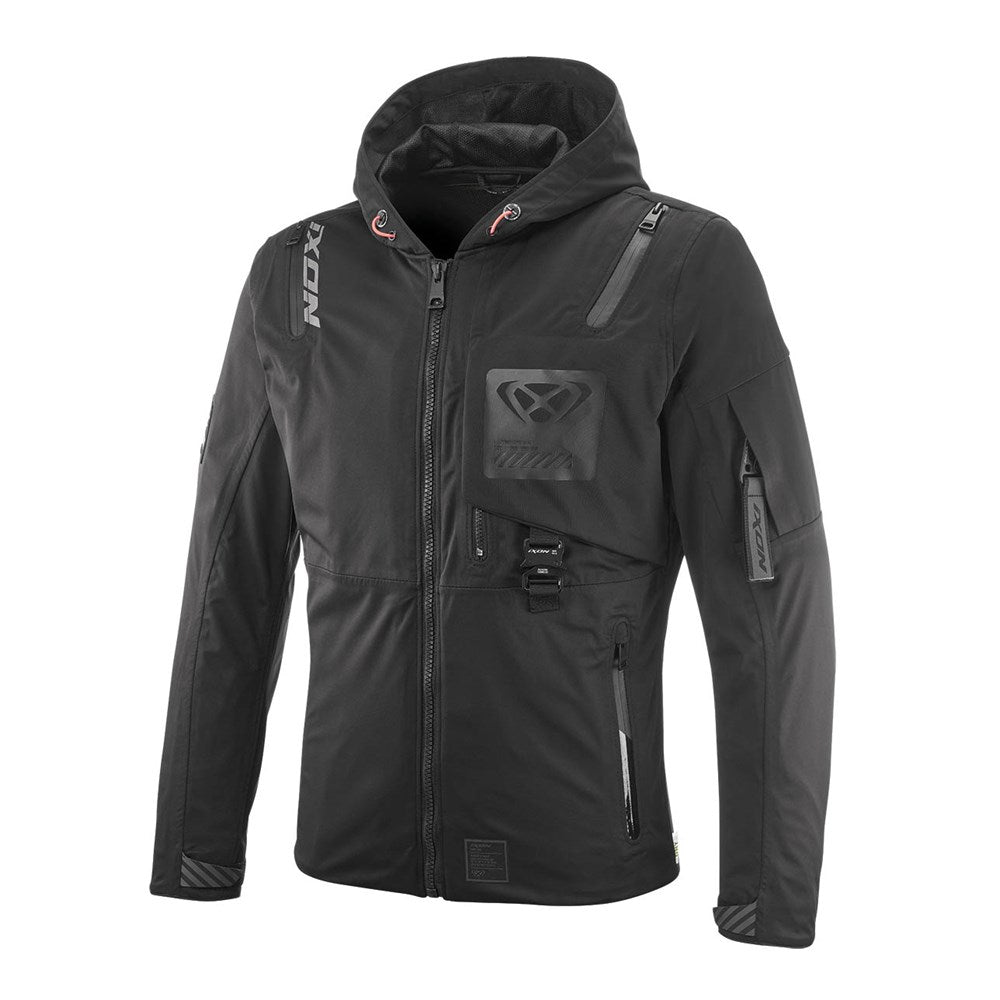 Ixon M-Quarter Black Textile Hoodie Jacket