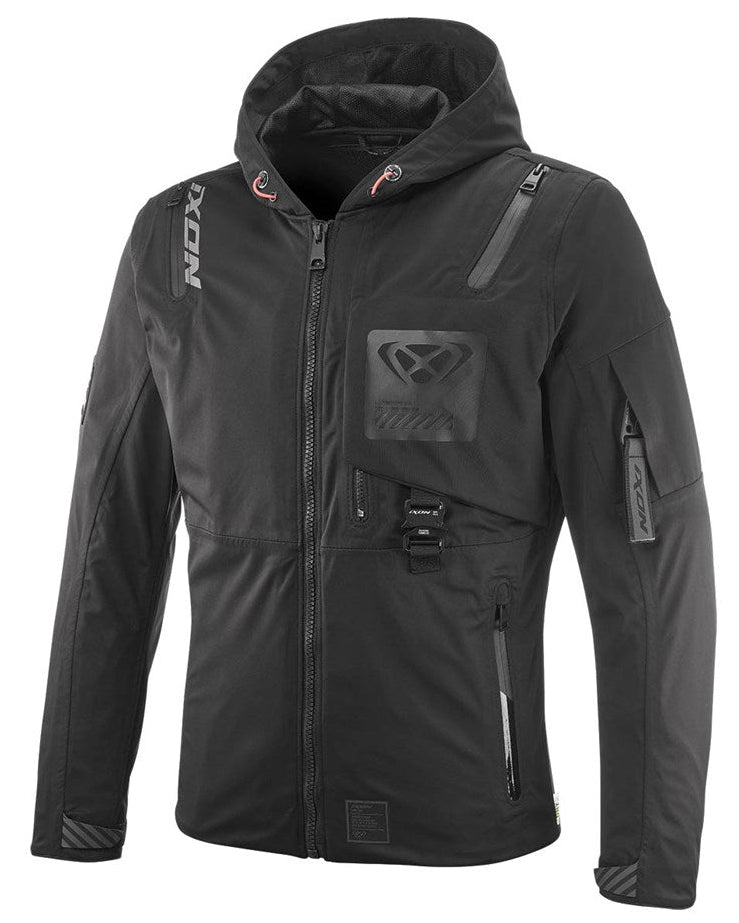 Ixon M-Quarter Black Textile Hoodie Jacket