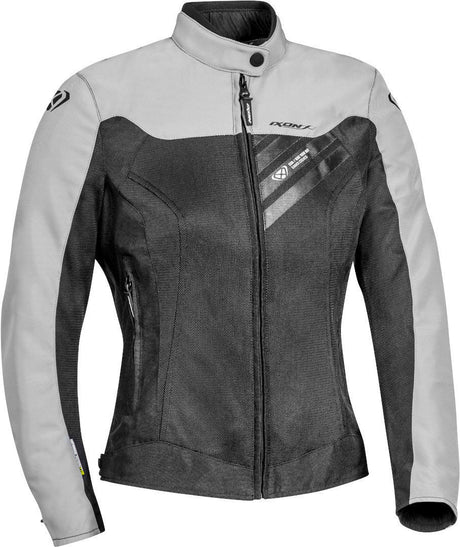 Ixon Orion Lady Black/Grey Textile Womens Jacket - EasyR