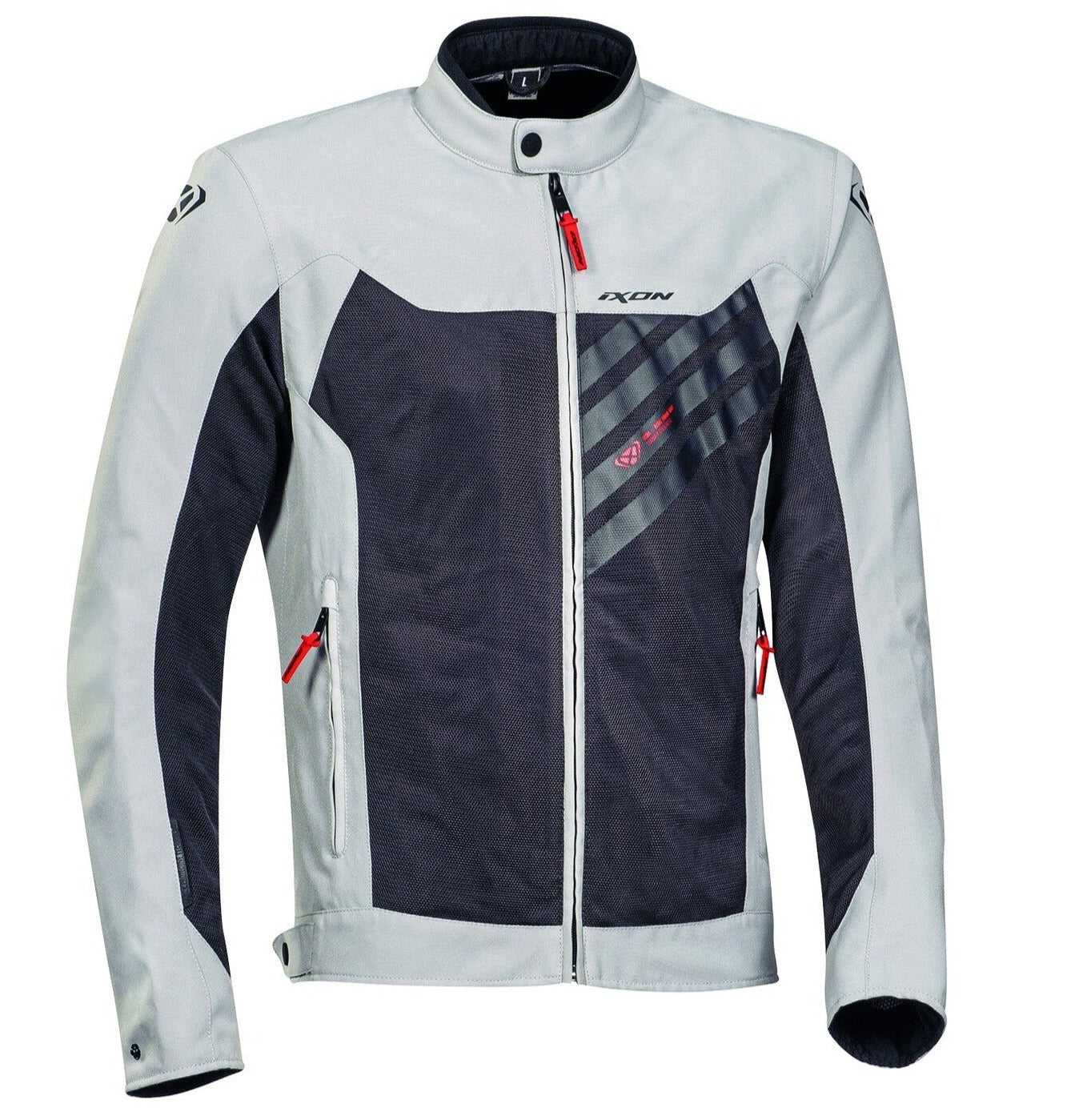 Ixon Orion Lady Anthracite/Grey/Red Textile Womens Jacket - EasyR