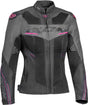Ixon Draco Lady Black/Anthracite/Fuchsia Textile Womens Jacket - EasyR