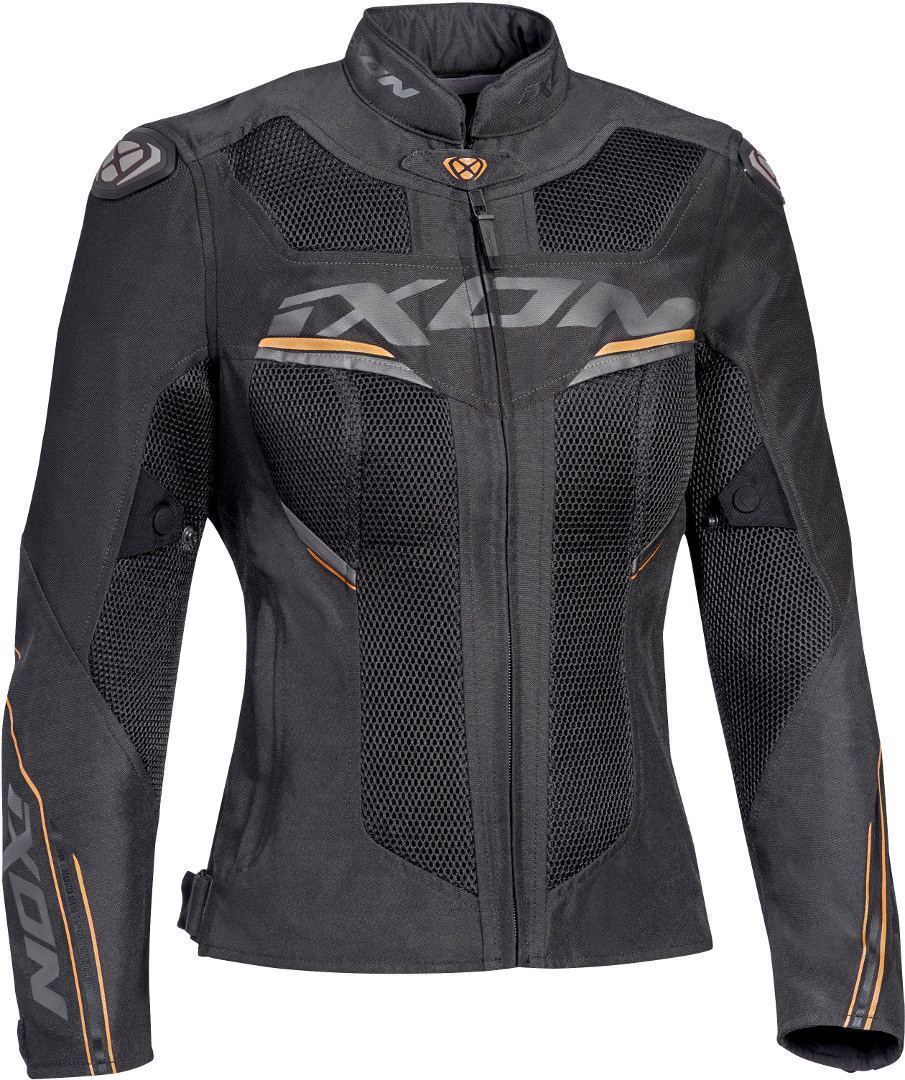 Ixon Draco Lady Black/White/Gold Textile Womens Jacket - EasyR