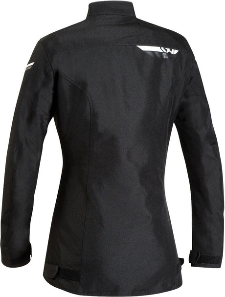 Ixon Slash Lady Black/White Textile Womens Jacket - EasyR