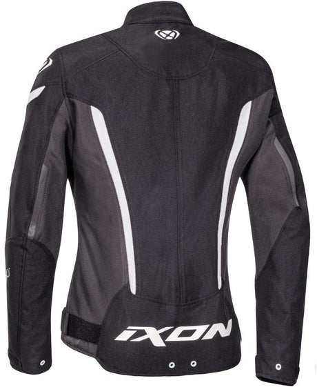 Ixon Striker Lady Black/White Textile Womens Jacket - EasyR