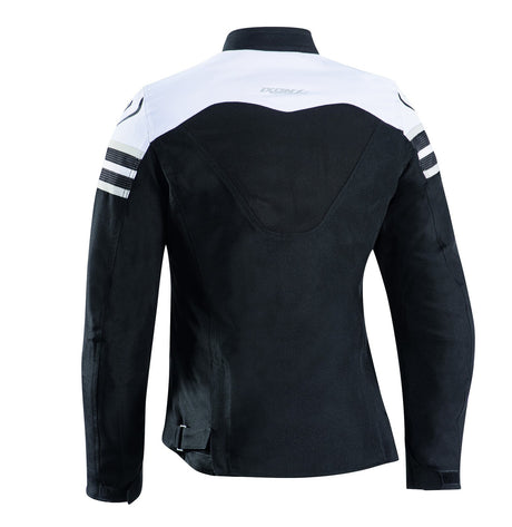 Ixon Ilana Evo Black/White Textile Womens Jacket - EasyR