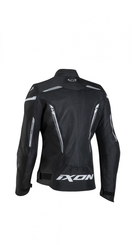 Ixon Striker Air WP Lady Black/White Textile Womens Jacket - EasyR