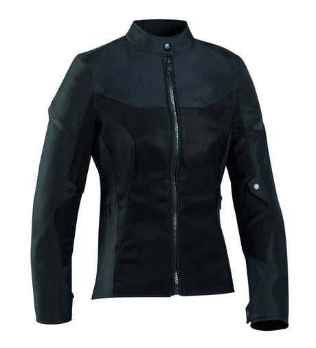 Ixon Fresh Lady Black Textile Womens Jacket - EasyR