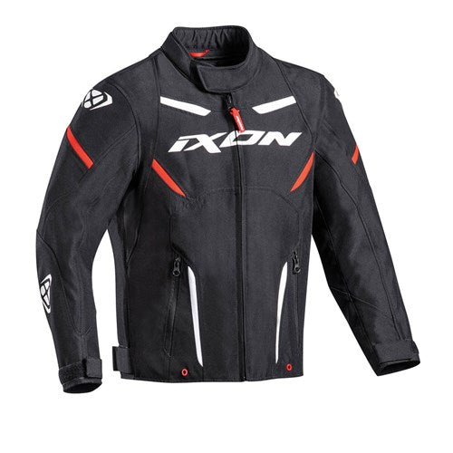 Ixon Striker Black/White Kids Textile Jacket