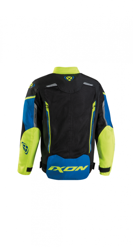 Ixon Striker Air Black/Blue/Yellow Kids Textile Jacket - EasyR