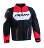 Ixon Striker Air Black/White/Red Kids Textile Jacket - EasyR