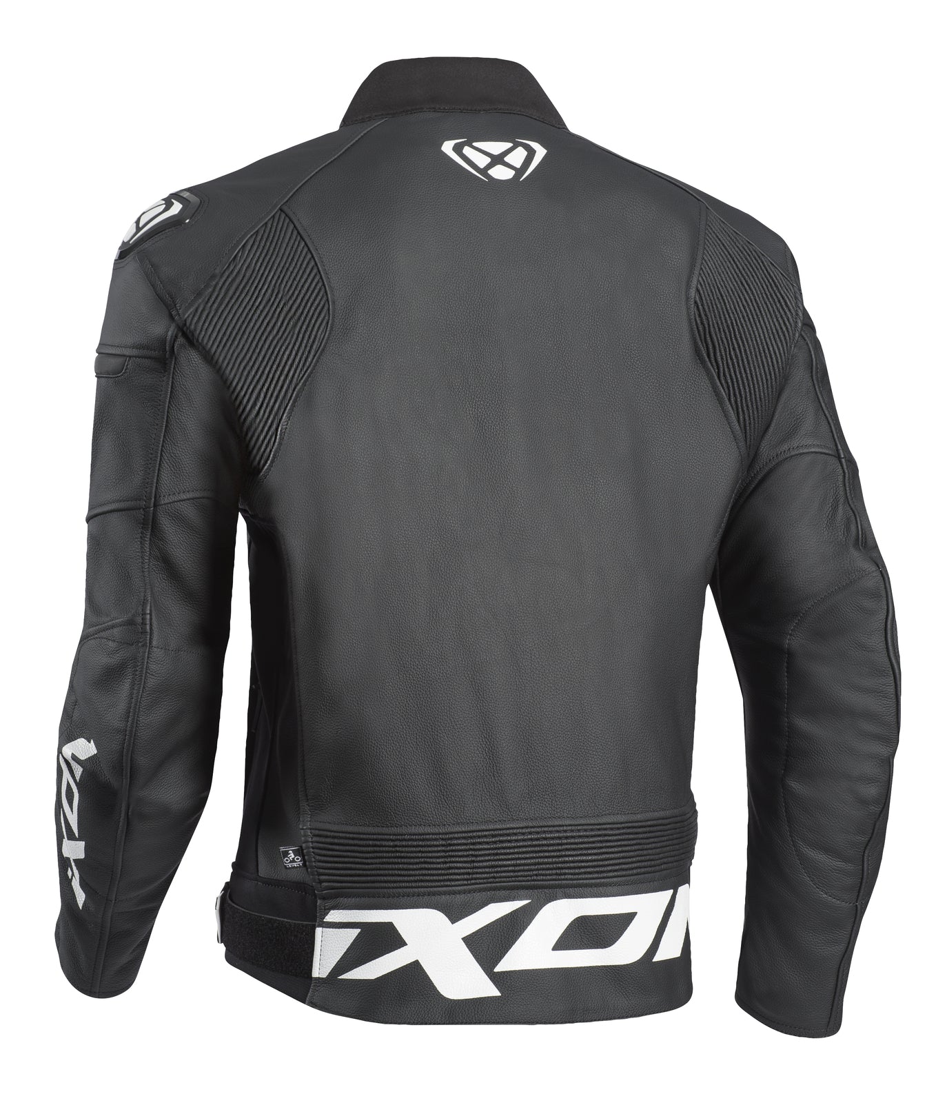 Ixon Sparrow Black/White Leather Jacket - EasyR