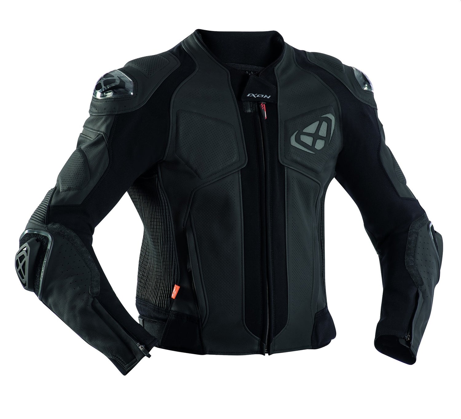 Ixon Vendetta Evo Black Leather Jacket - EasyR