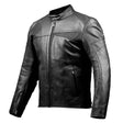 Ixon Cranky Air Black Leather Jacket - EasyR
