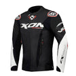 Ixon Vortex 3 Black/White Leather Jacket - EasyR