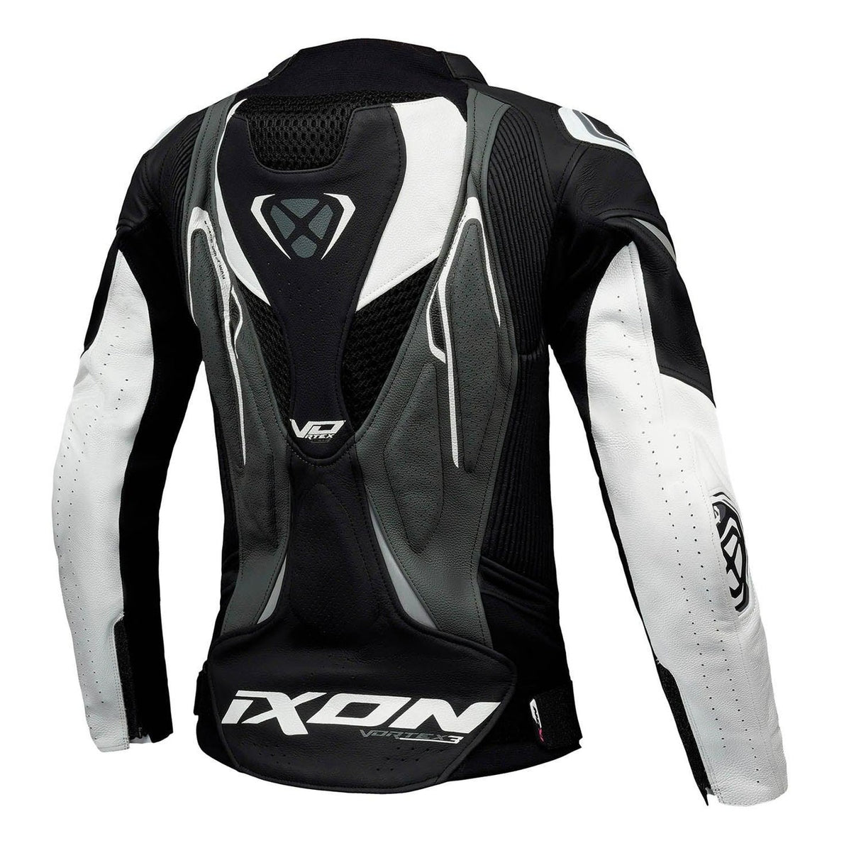Ixon Vortex 3 Lady Black/Anthracite/White Womens Leather Jacket - EasyR