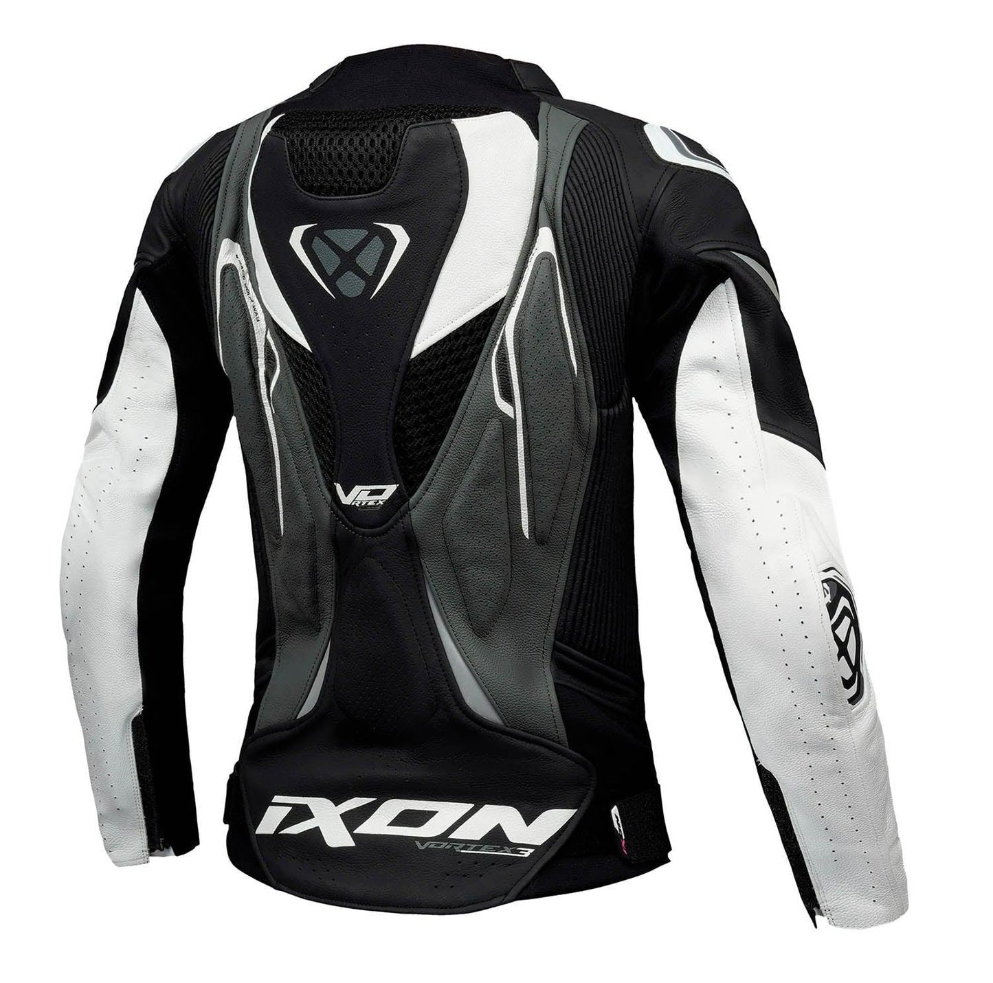 Ixon Vortex 3 Lady Black/Anthracite/White Womens Leather Jacket - EasyR